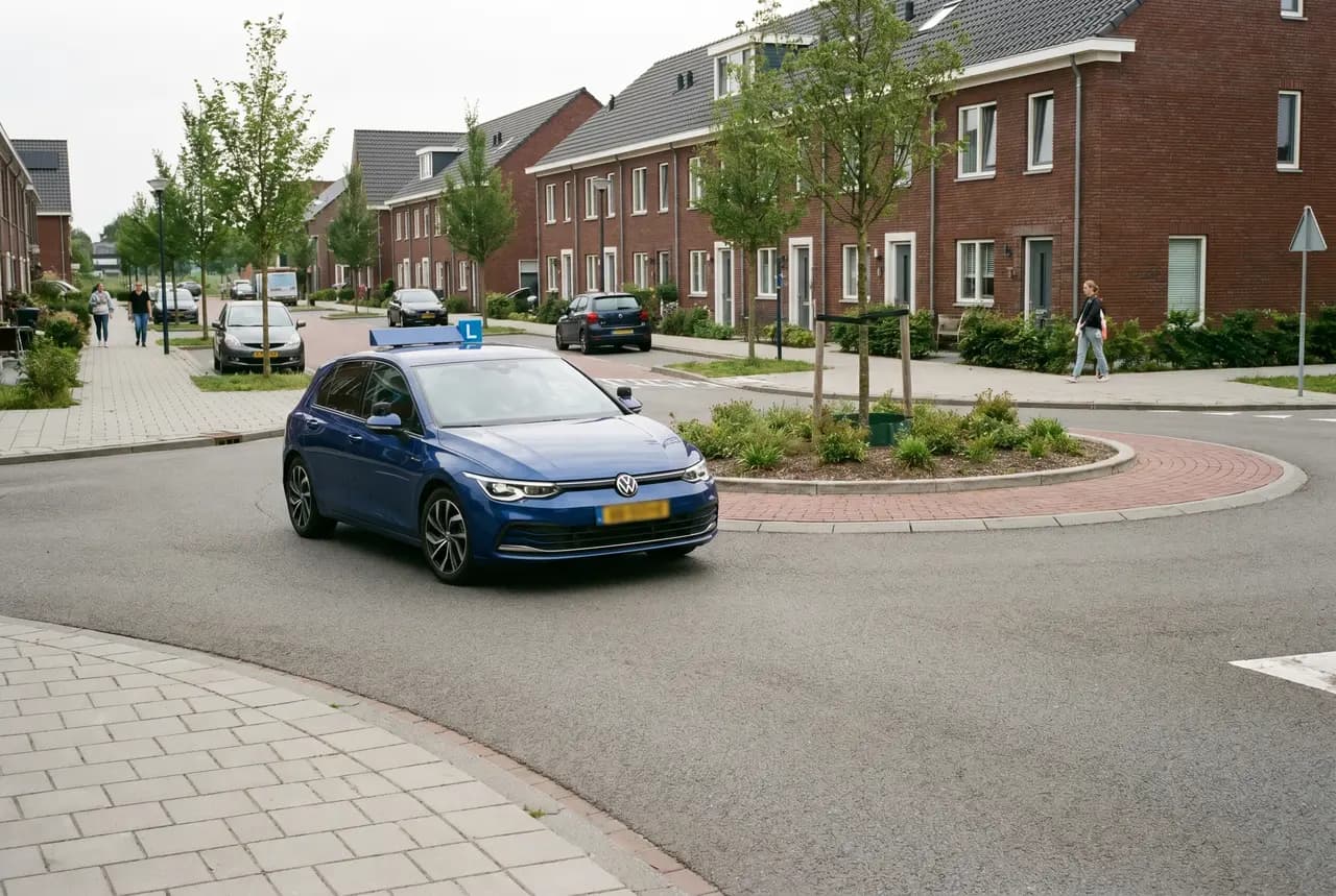 Rijles in Ruinen