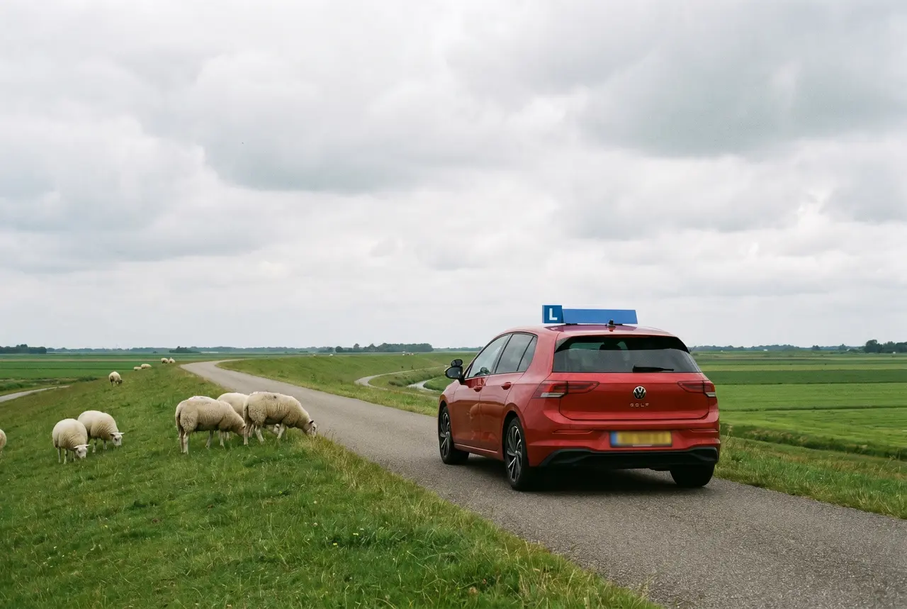 Rijles in Koudum