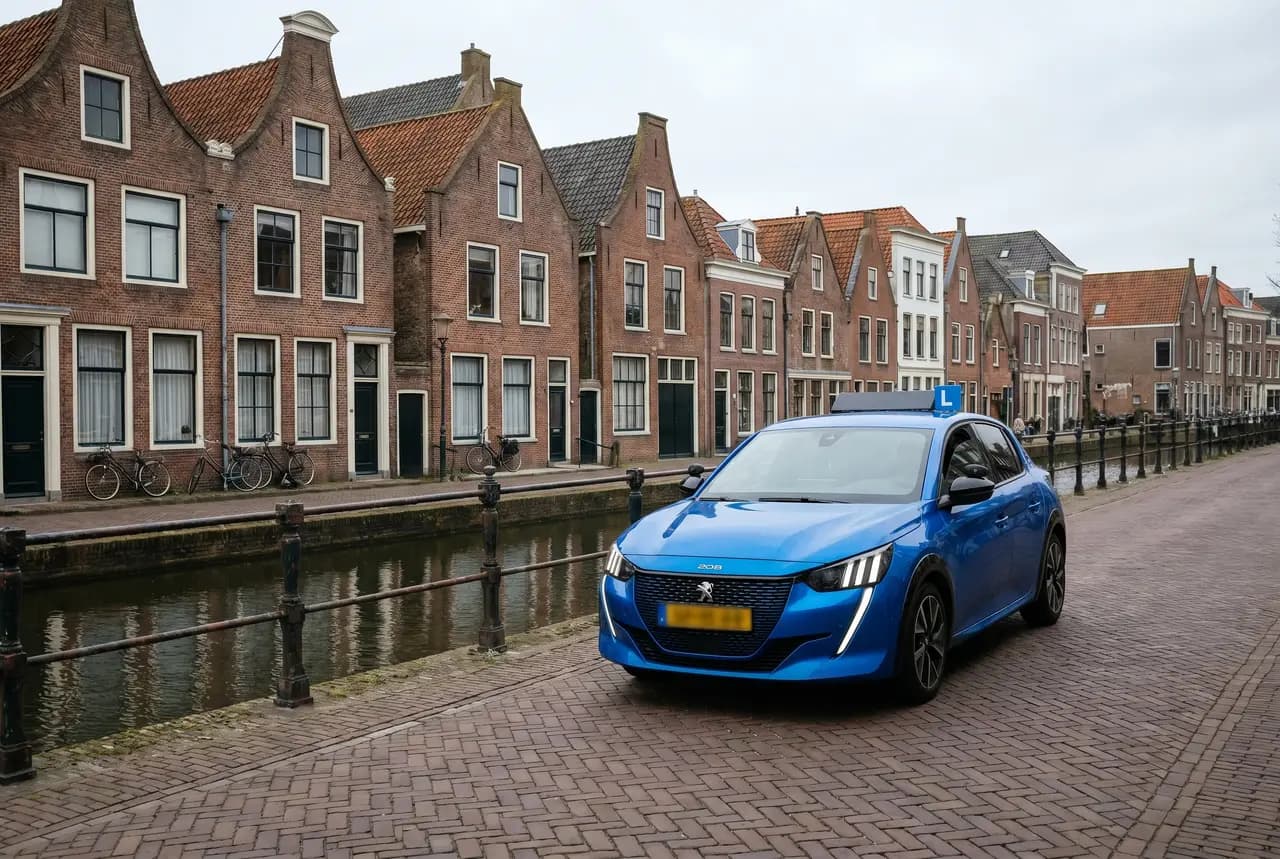 Rijles in Kollum