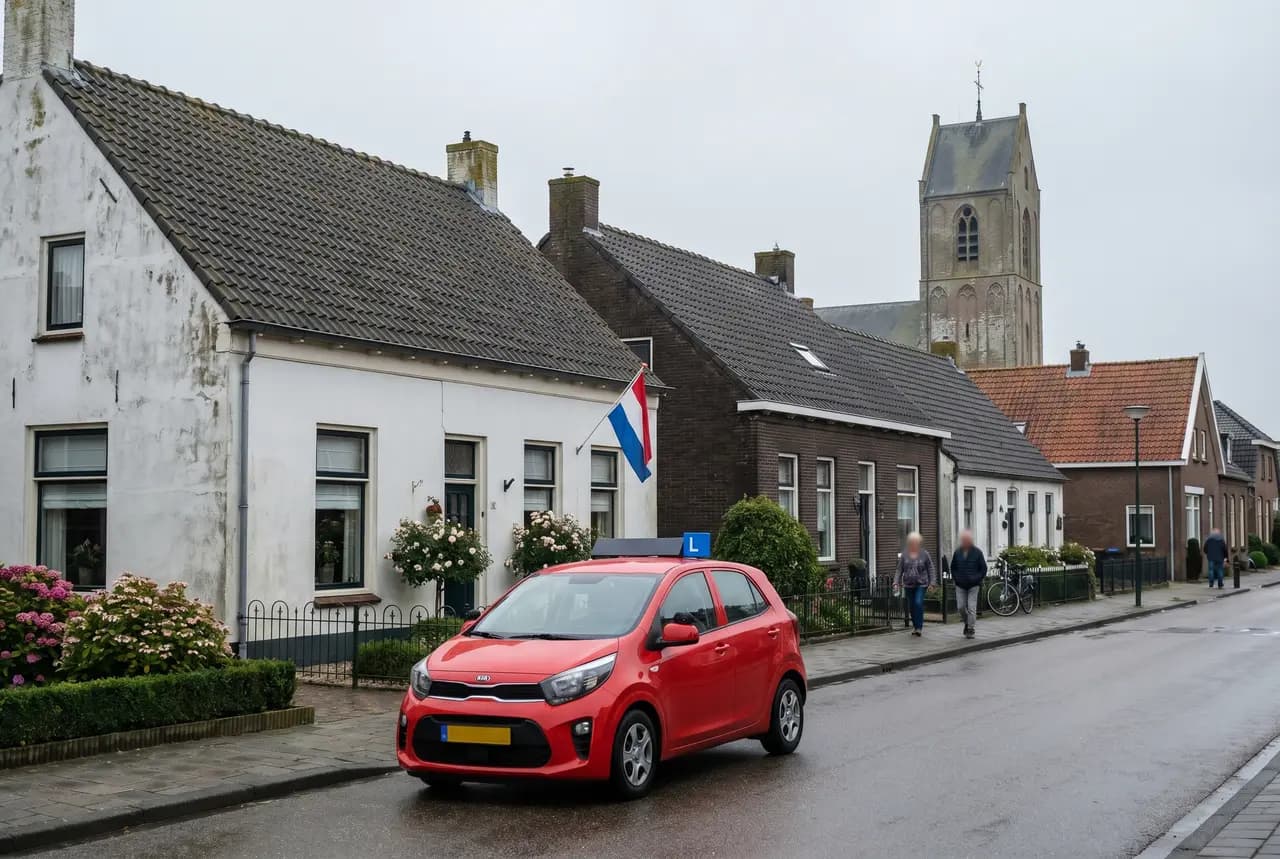 Rijles in Kapelle