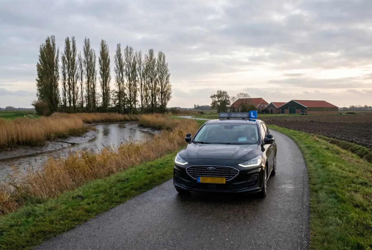 Rijles in Borssele
