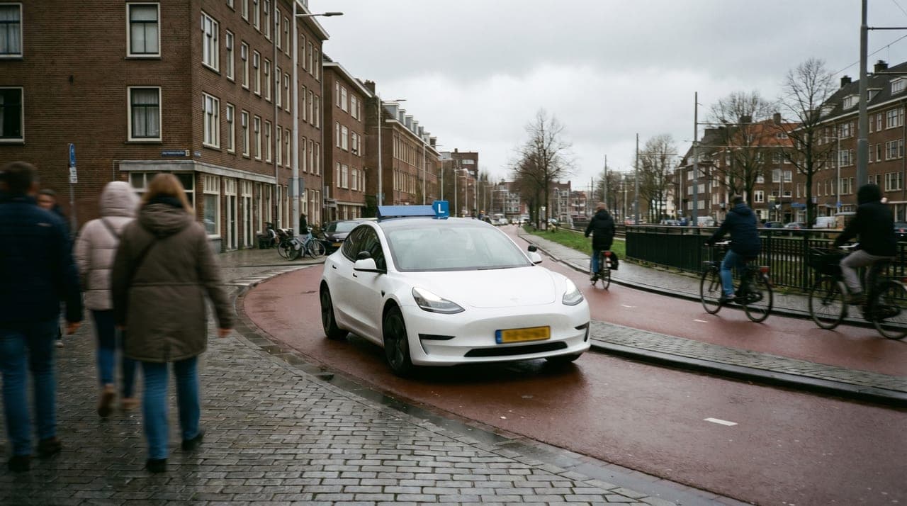 Rijles in een Tesla (automaat)