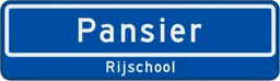 Logo van Rijschool Pansier in Deurne