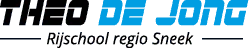 Logo van Rijschool Theo de Jong in Sneek