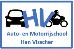 Logo van Auto- en Motorrijschool Han Visscher in Meppel