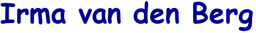 Logo van Autorijschool Irma van den Berg in Maarssen