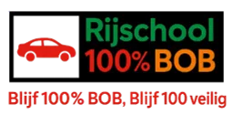 Logo van Rijschool 100% BOB in Amersfoort