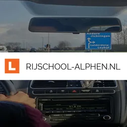 Logo van rijschool-alphen.nl in Alphen aan den Rijn